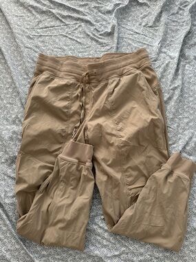 Lululemon women’s dance studio Jogger Pants in Tan